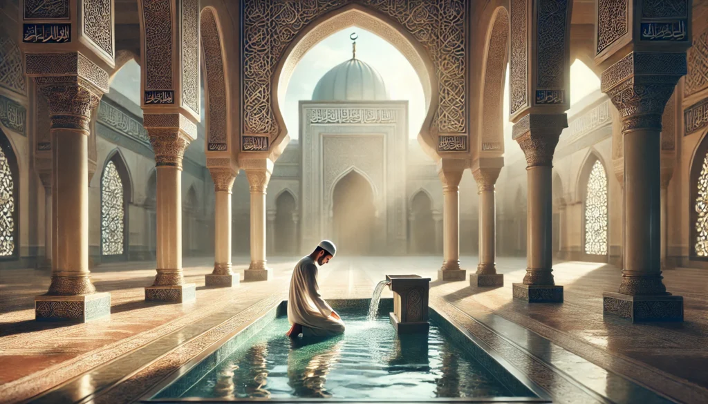 هل يصح الوضوء بالماء المالح؟ وهل يشترط للتطهير أن يكون الماء عذبًا؟ وهل يكون التغيّر بالملح تغيّرًا بما لا يستغني عنه الماء؟